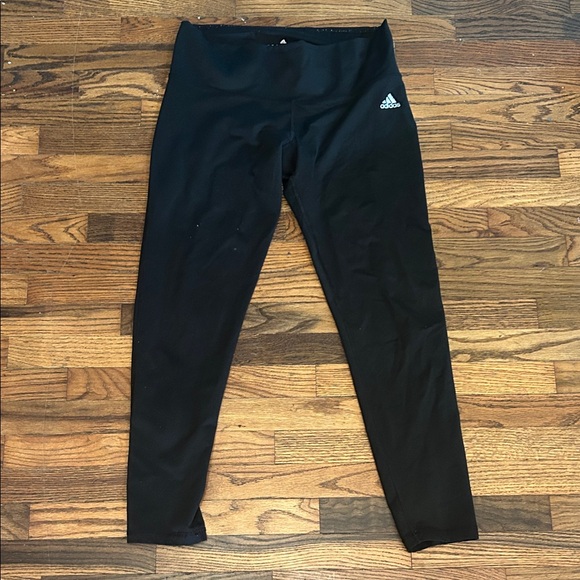 adidas Pants - Adidas Women's Black Leggings with Logo